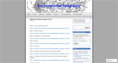 Desktop Screenshot of environmentalgeography.wordpress.com