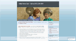 Desktop Screenshot of homecaredallas.wordpress.com