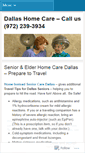 Mobile Screenshot of homecaredallas.wordpress.com
