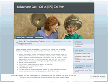 Tablet Screenshot of homecaredallas.wordpress.com