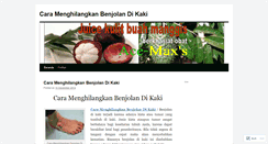 Desktop Screenshot of caramenghilangkanbenjolandikaki.wordpress.com