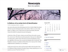 Tablet Screenshot of newcorpia.wordpress.com