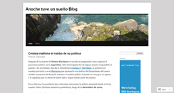 Desktop Screenshot of anochetuveunsueno.wordpress.com