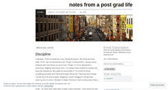 Desktop Screenshot of postgradnotes.wordpress.com