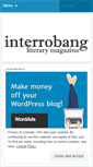 Mobile Screenshot of interrobanglitzine.wordpress.com