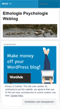 Mobile Screenshot of ethologiepsychologie.wordpress.com