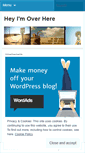 Mobile Screenshot of heyimoverhereblog.wordpress.com