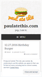 Mobile Screenshot of paulatethis.wordpress.com