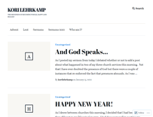 Tablet Screenshot of korilehrkamp.wordpress.com