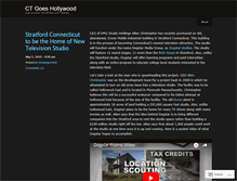 Tablet Screenshot of ctgoeshollywood.wordpress.com