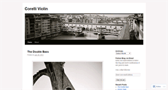 Desktop Screenshot of corelliviolin.wordpress.com