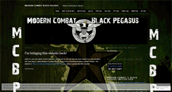 Desktop Screenshot of moderncombatblackpegasus.wordpress.com
