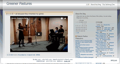 Desktop Screenshot of greenpasture.wordpress.com