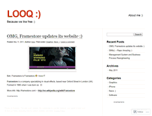 Tablet Screenshot of looq.wordpress.com