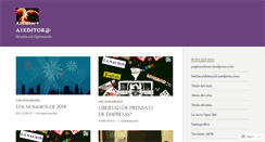 Desktop Screenshot of a1editorial.wordpress.com