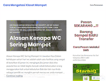 Tablet Screenshot of klosetmampet.wordpress.com