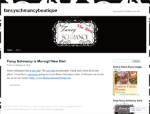 Tablet Screenshot of fancyschmancyboutique.wordpress.com