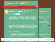 Tablet Screenshot of glamazonianlife.wordpress.com