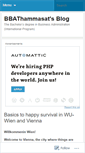 Mobile Screenshot of bbathammasat.wordpress.com