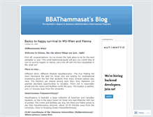 Tablet Screenshot of bbathammasat.wordpress.com