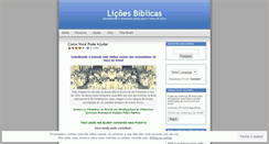 Desktop Screenshot of licoesbiblicas.wordpress.com