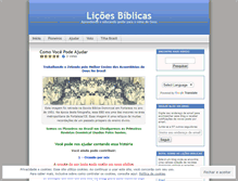 Tablet Screenshot of licoesbiblicas.wordpress.com