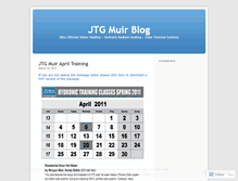 Tablet Screenshot of jtgmuir.wordpress.com