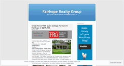 Desktop Screenshot of fairhoperealtygroup.wordpress.com