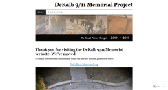 Desktop Screenshot of dekalb911memorial.wordpress.com