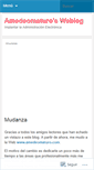 Mobile Screenshot of amedeomaturo.wordpress.com