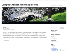 Tablet Screenshot of ccfiowa.wordpress.com