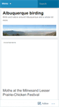 Mobile Screenshot of abqbirding.wordpress.com