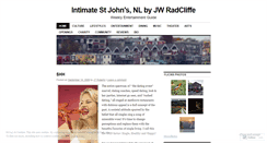 Desktop Screenshot of intimatestjohns.wordpress.com