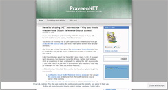 Desktop Screenshot of praveennet.wordpress.com