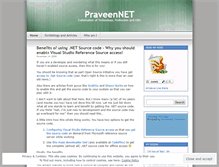 Tablet Screenshot of praveennet.wordpress.com