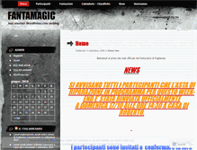 Tablet Screenshot of fantamagic.wordpress.com