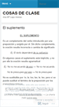 Mobile Screenshot of cosasdeclase.wordpress.com