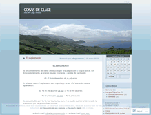 Tablet Screenshot of cosasdeclase.wordpress.com