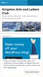 Mobile Screenshot of kingartsletters.wordpress.com