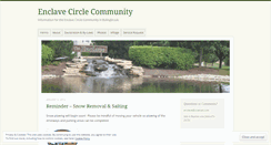 Desktop Screenshot of enclavecircle.wordpress.com