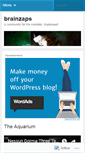 Mobile Screenshot of brainzaps.wordpress.com