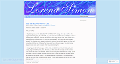 Desktop Screenshot of lorenasimon.wordpress.com