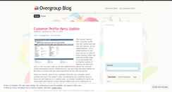 Desktop Screenshot of overgroup.wordpress.com