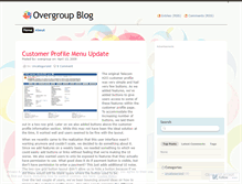 Tablet Screenshot of overgroup.wordpress.com