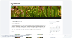 Desktop Screenshot of flycatchers.wordpress.com