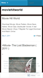 Mobile Screenshot of moviehitworld.wordpress.com