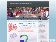 Tablet Screenshot of cafarufrj.wordpress.com