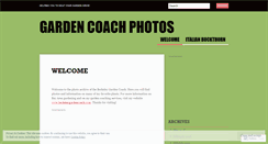 Desktop Screenshot of gardencoachpictures.wordpress.com