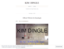 Tablet Screenshot of kimdingleart.wordpress.com