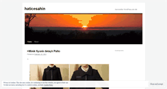Desktop Screenshot of haticesahin.wordpress.com